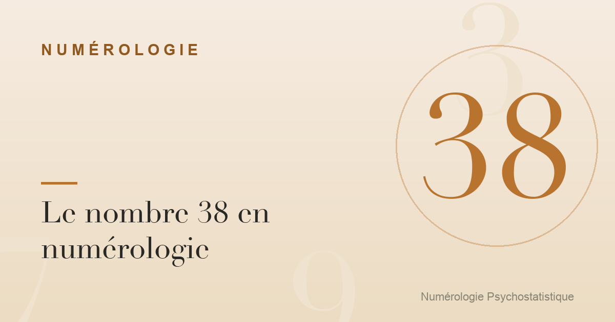 Le nombre 38 en numérologie : créativité et sens pratique